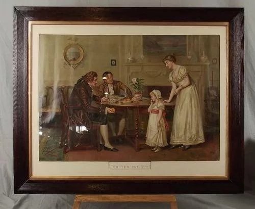 Tempted But Shy Circa 1910 Pears Print By G.G. Kilburne - Image 2