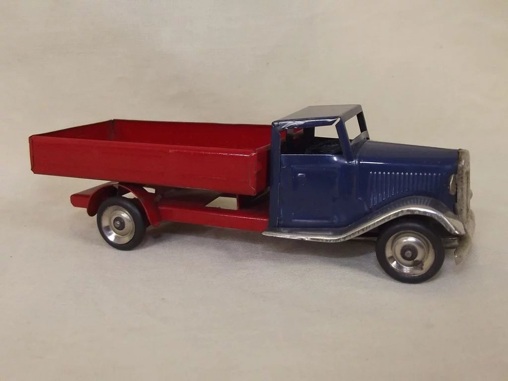 Triang Minic No.10M Post-War Delivery Lorry Blue Cab - Image 4