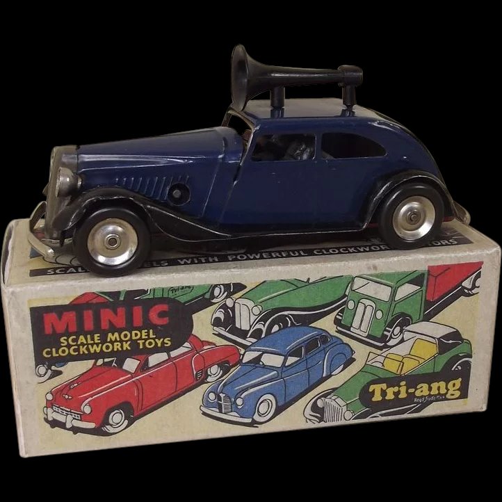 Triang Minic No.29M Pre-war Traffic Control Police Car