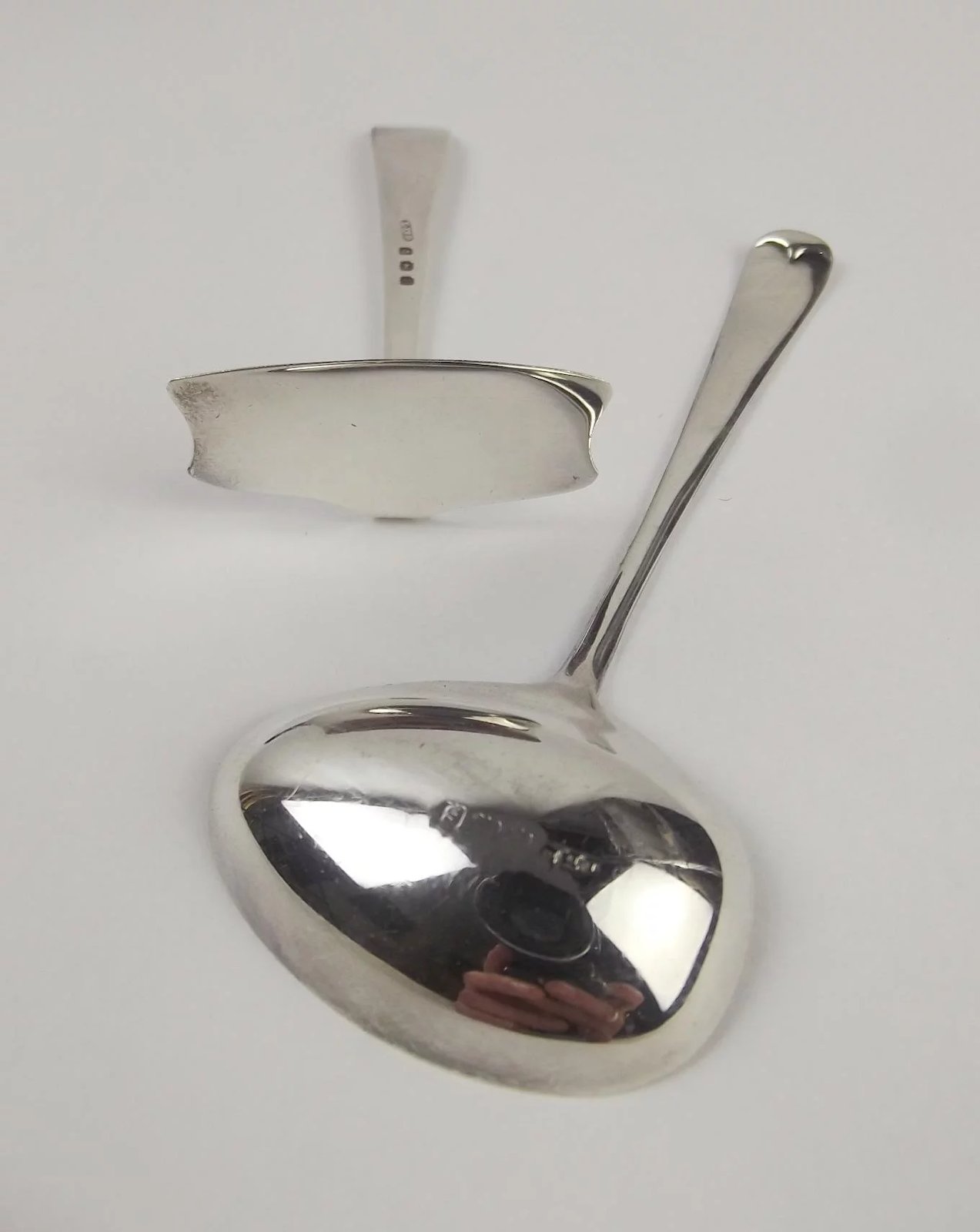 Two-Piece Christening Set Of A Baby's Spoon & Pusher c1941 - Image 3