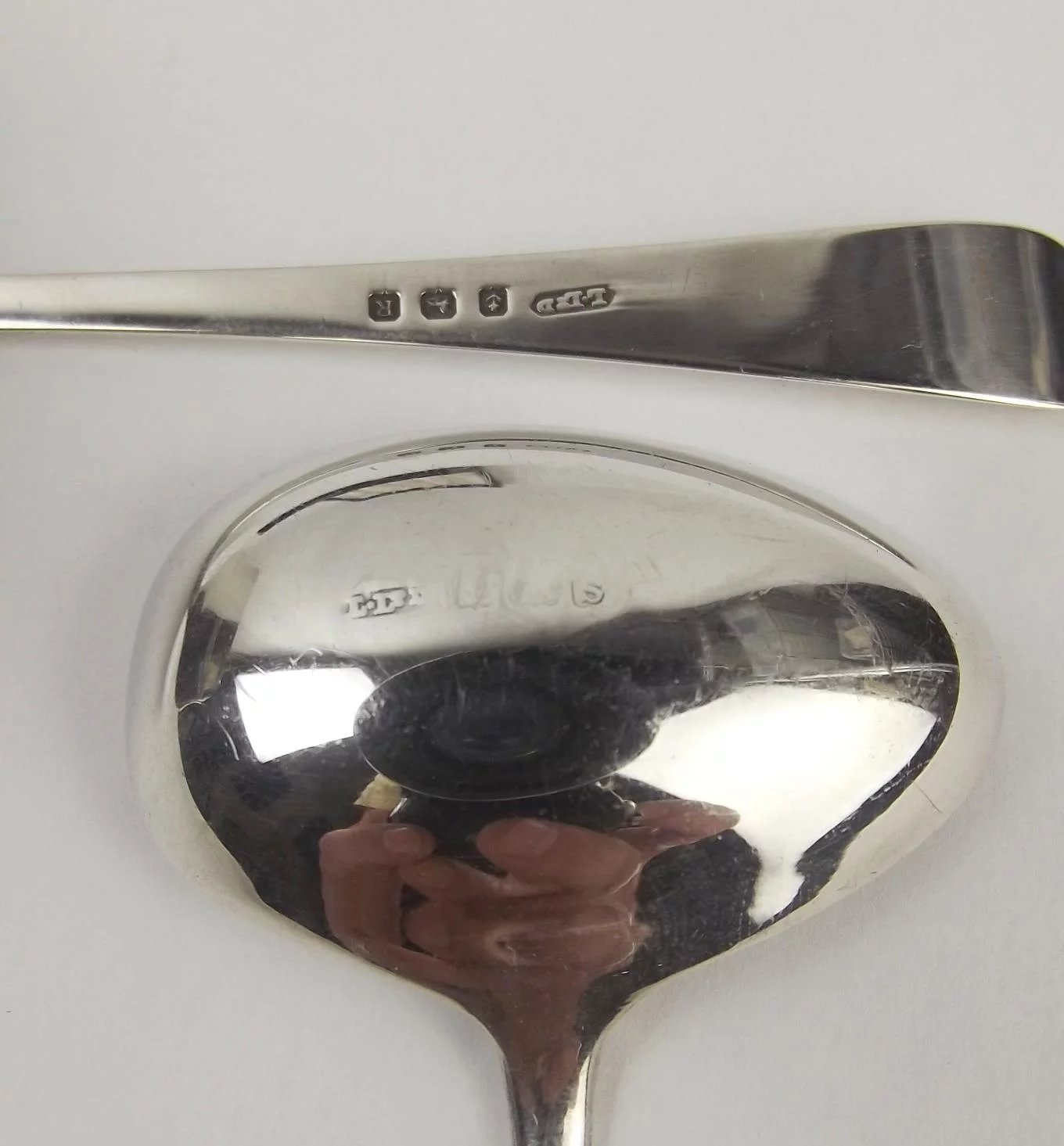 Two-Piece Christening Set Of A Baby's Spoon & Pusher c1941 - Image 4