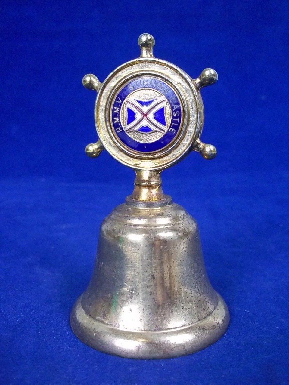 Union Castle R.M.M.V Stirling Castle Nautical Table Bell c1960 - Image 2