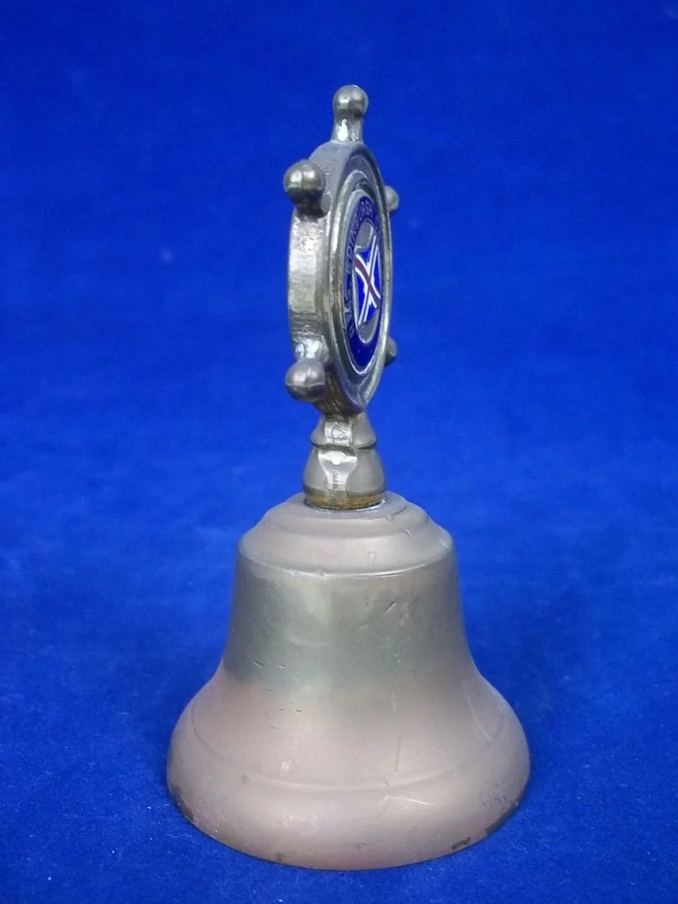Union Castle RMS Edinburgh Castle Nautical Table Bell c1960 - Image 5