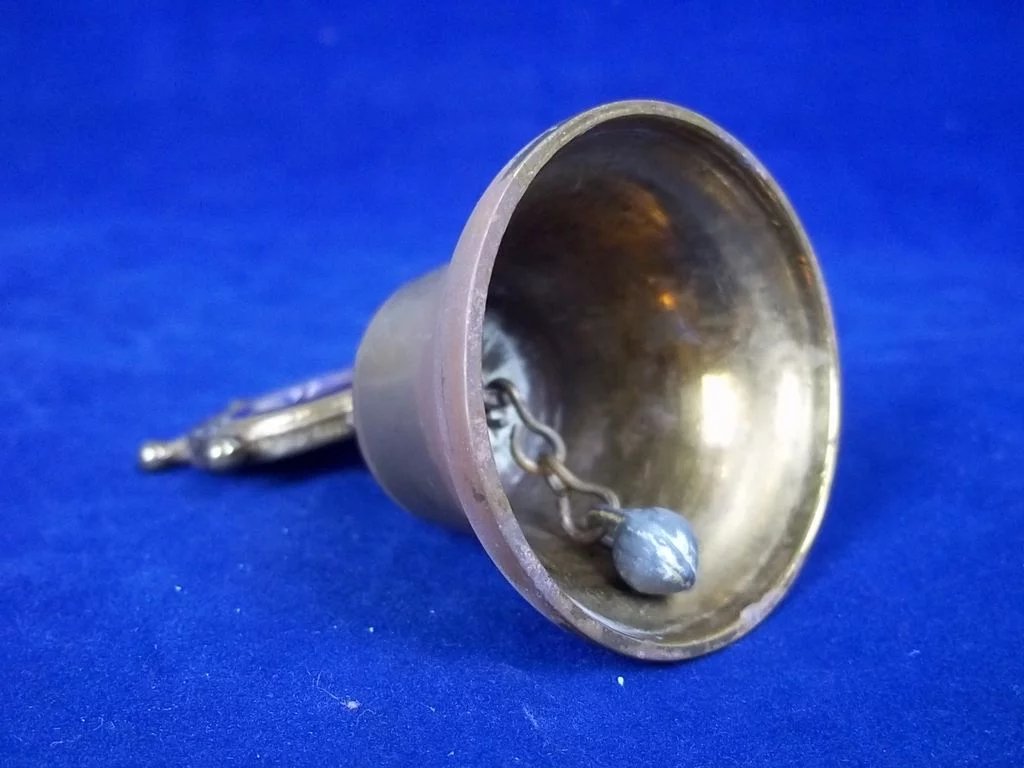 Union Castle RMS Edinburgh Castle Nautical Table Bell c1960 - Image 6