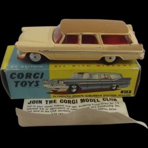 VNMIB Corgi 219 Plymouth Suburban 1960/63