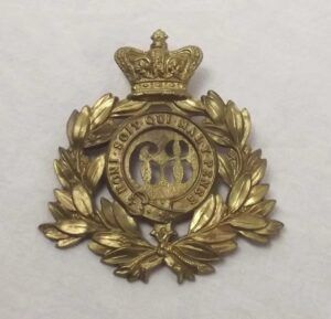 Victorian 68th Durham LI Regiment 1869-1878 Shako Plate