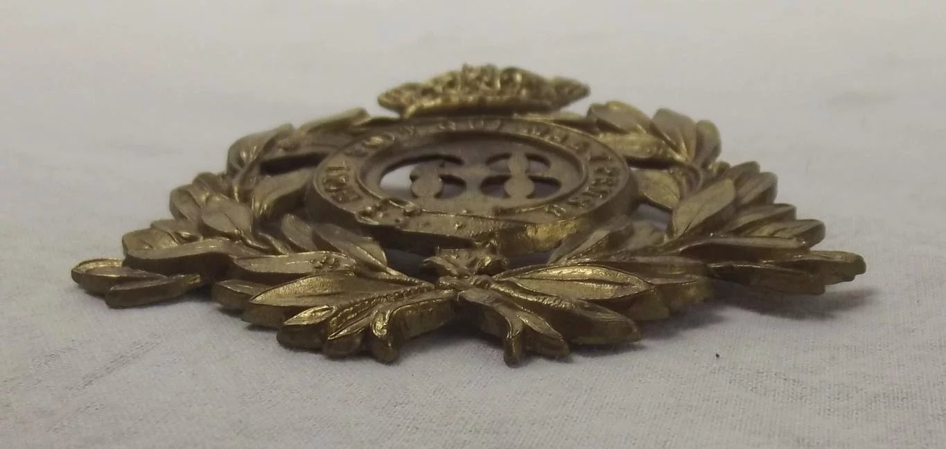 Victorian 68th Durham LI Regiment 1869-1878 Shako Plate - Image 3
