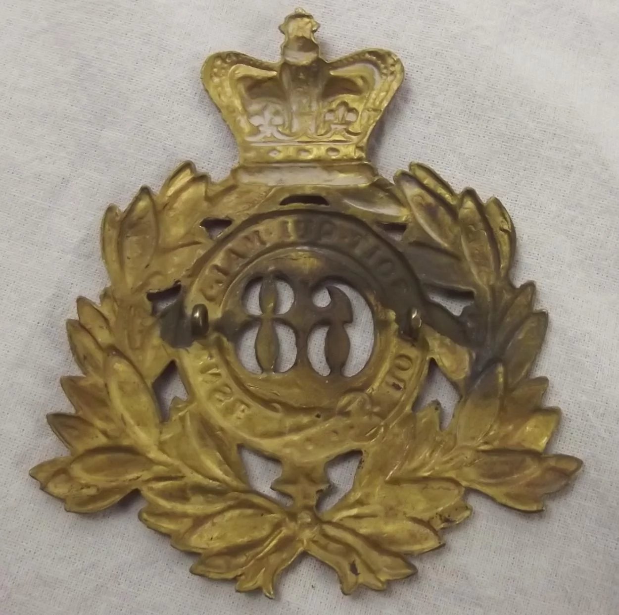 Victorian 68th Durham LI Regiment 1869-1878 Shako Plate - Image 7