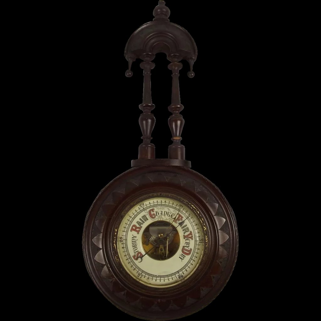 Victorian Aneroid Barometer