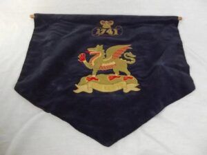 Victorian The Buffs (Royal East Kent Regiment) Music Drape Banner
