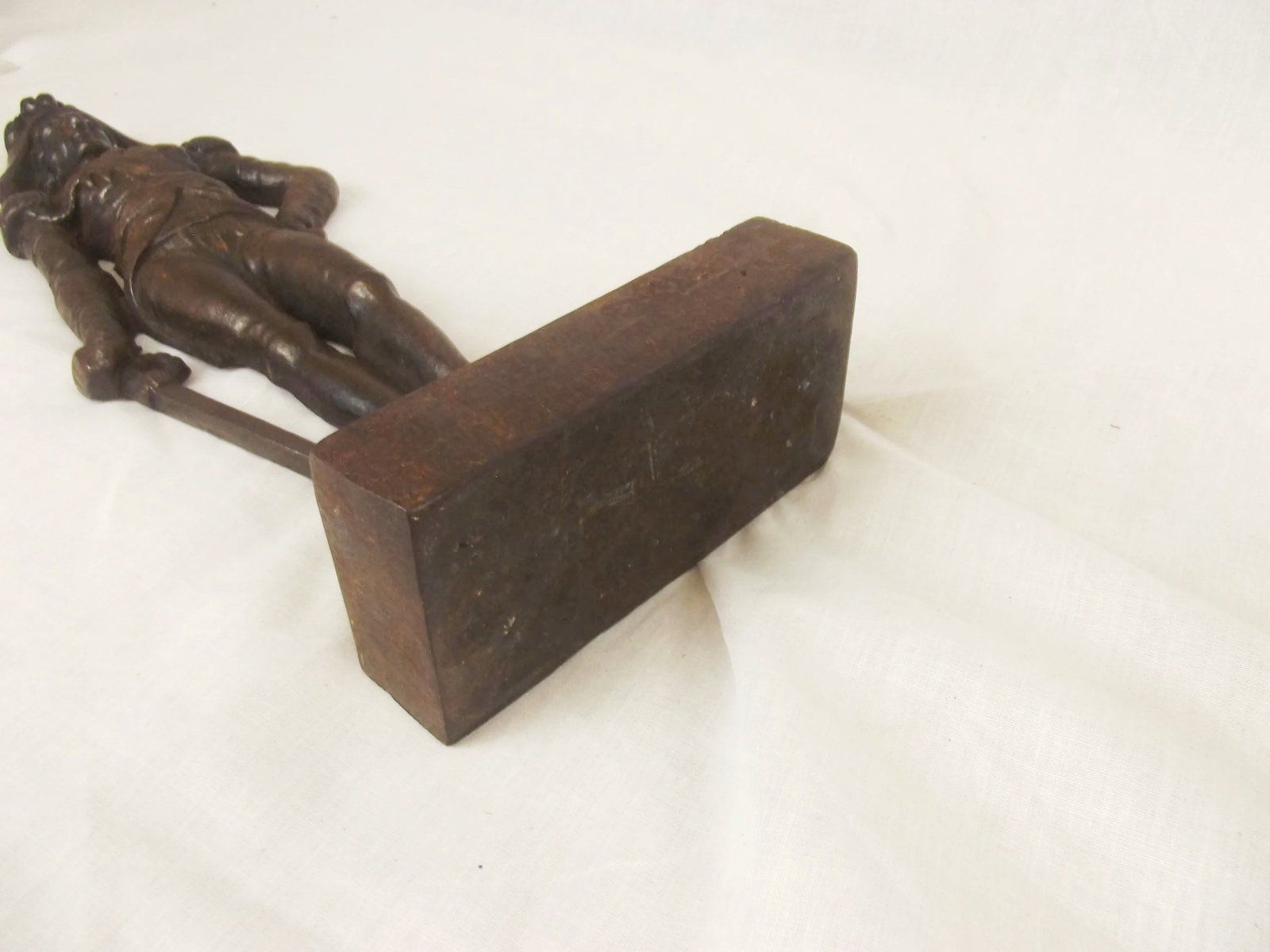 Victorian Cast Iron The Duke of Wellington Doorstop - Image 4