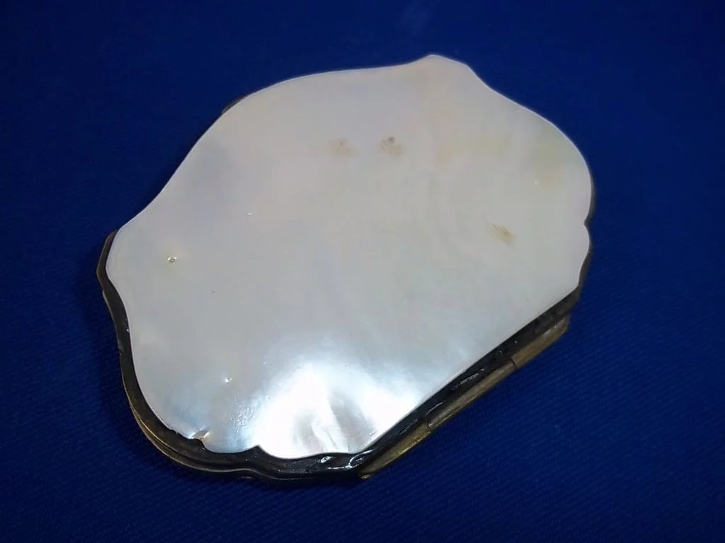 Victorian Engraved Mother of Pearl Small Purse - Image 2