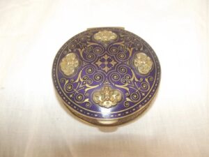 Victorian Gothic Revival Gilt Bronze And Enamel Case