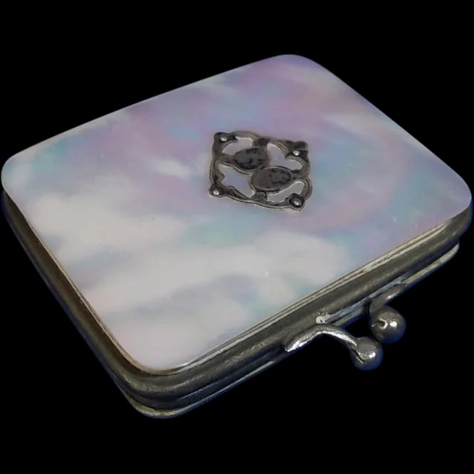Victorian Mother of Pearl Mini Purse