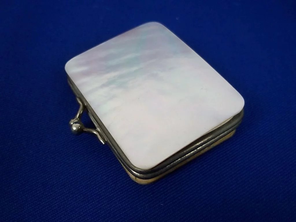 Victorian Mother of Pearl Mini Purse - Image 3