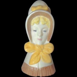 Vintage 1976 Royal Worcester Young Girl Candle Snuffer Figurine