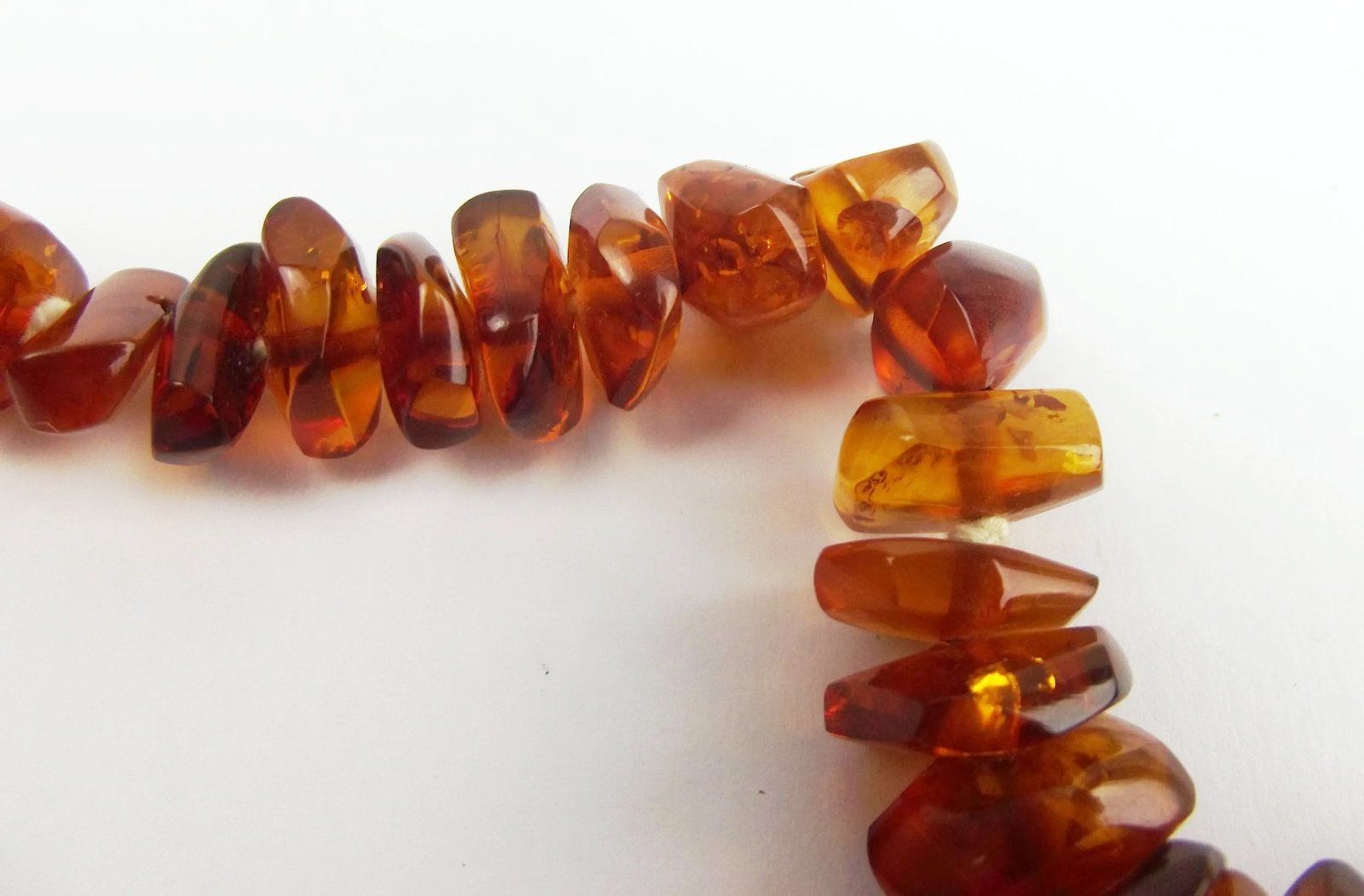 Vintage Amber Beaded Necklace c1920’s - Image 10
