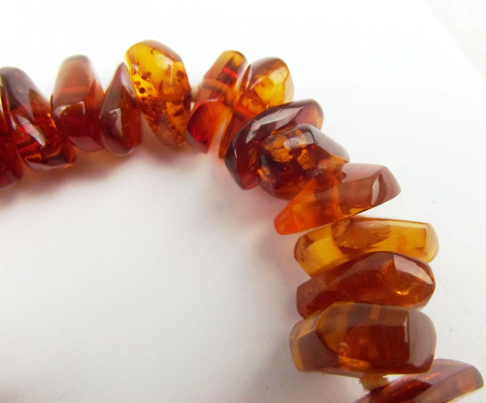 Vintage Amber Beaded Necklace c1920’s - Image 9