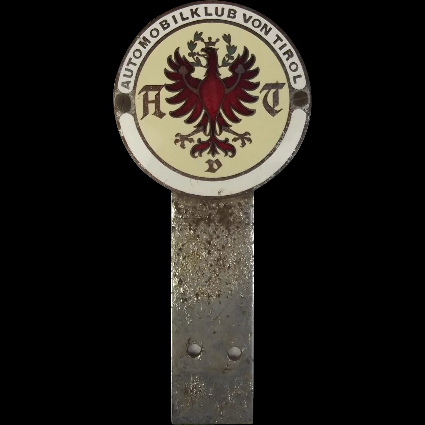 Vintage Austrian Automobilklub Von Tirol Car Badge