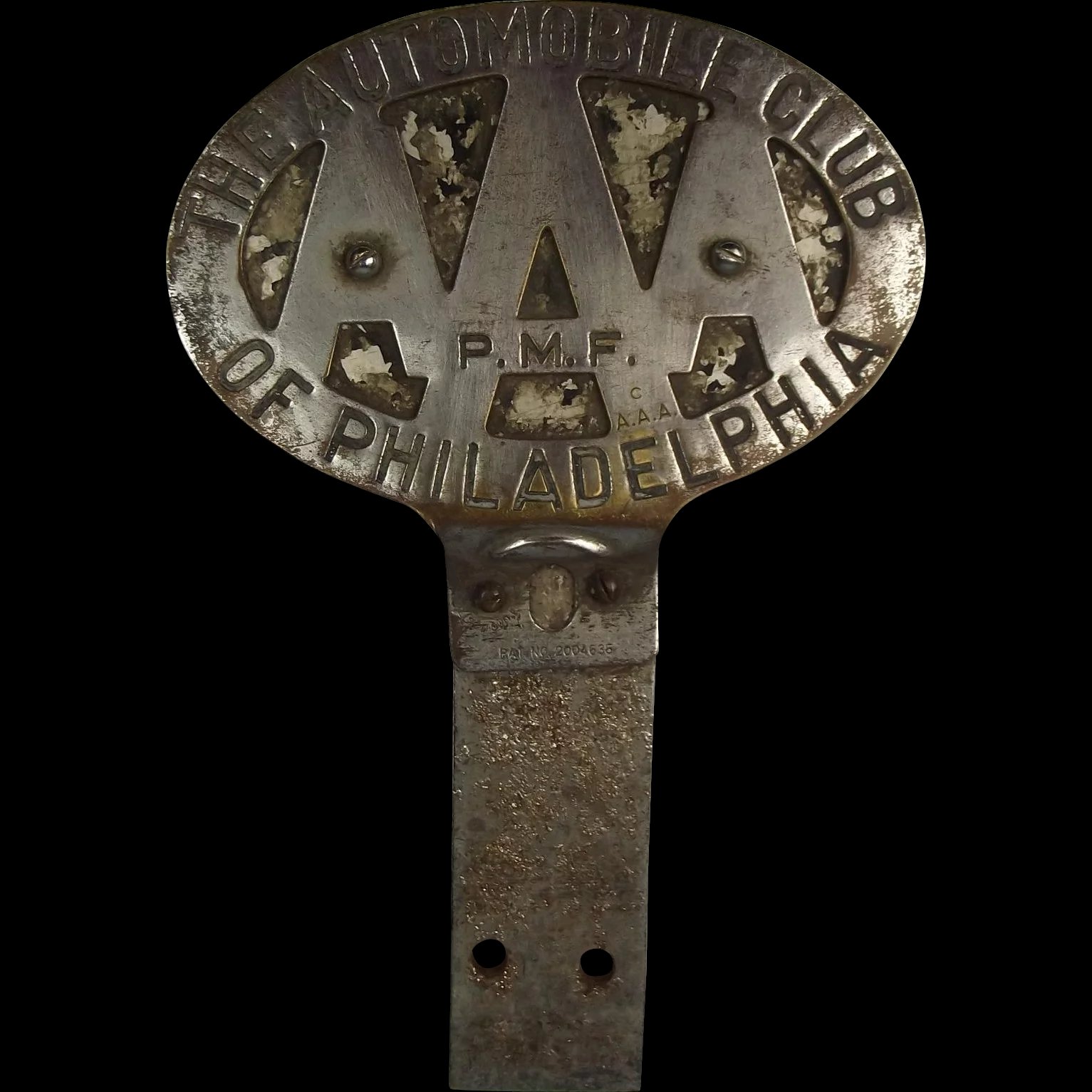 Vintage Automobile Club Of Philadelphia AAA Car Badge