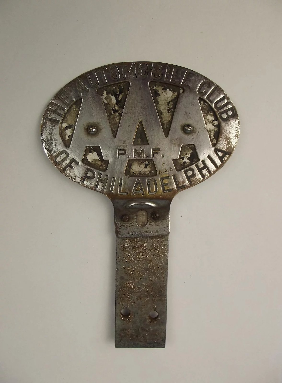 Vintage Automobile Club Of Philadelphia AAA Car Badge - Image 2