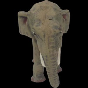 Vintage Composite Large Indian Elephant Figurine