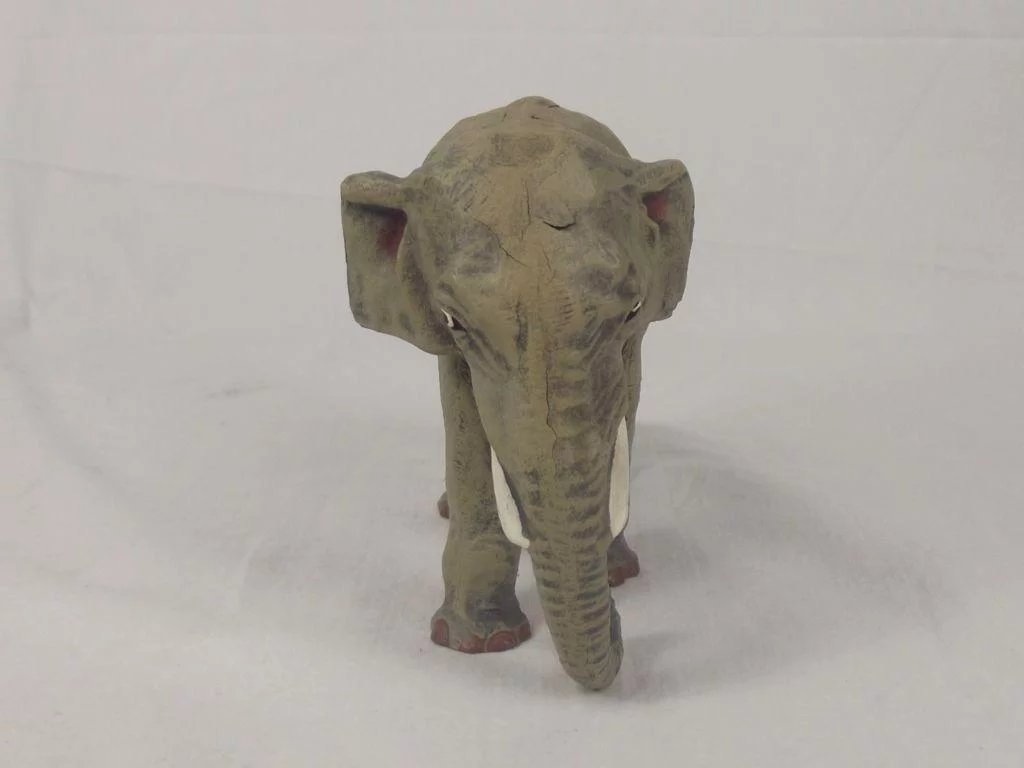 Vintage Composite Large Indian Elephant Figurine - Image 2