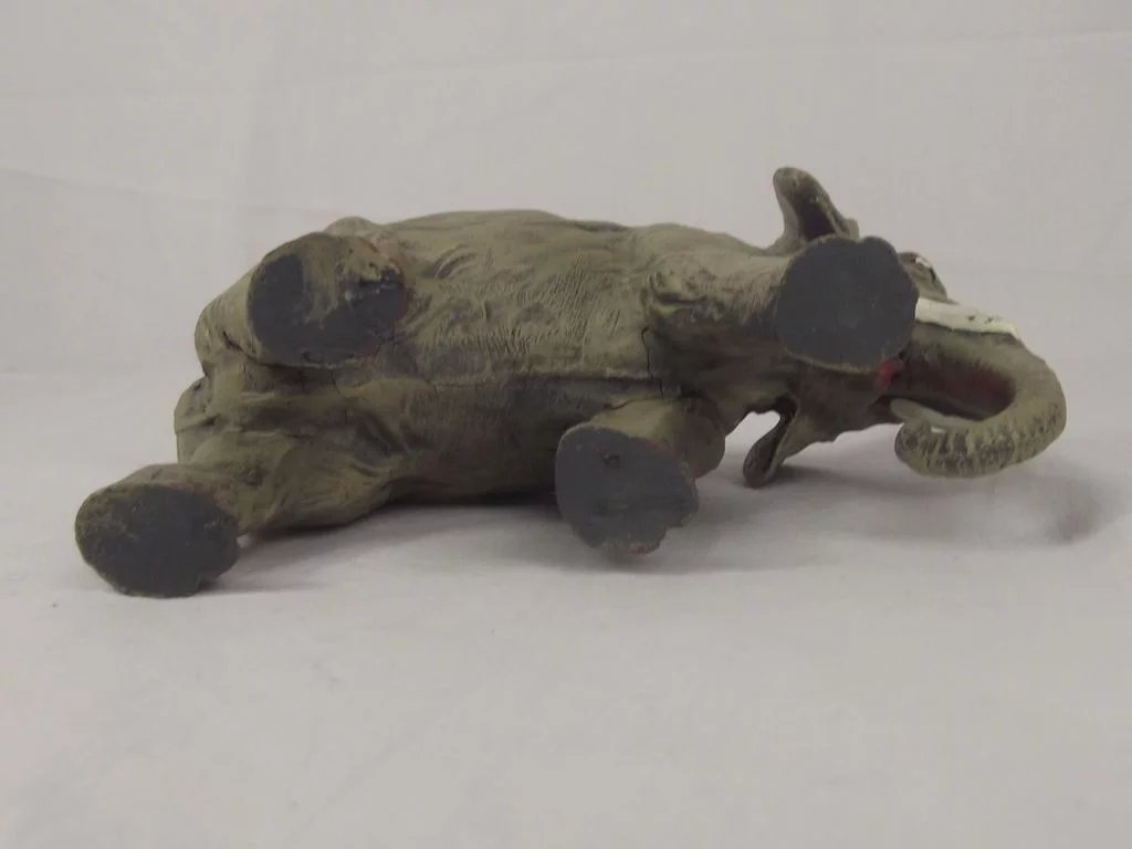 Vintage Composite Large Indian Elephant Figurine - Image 3