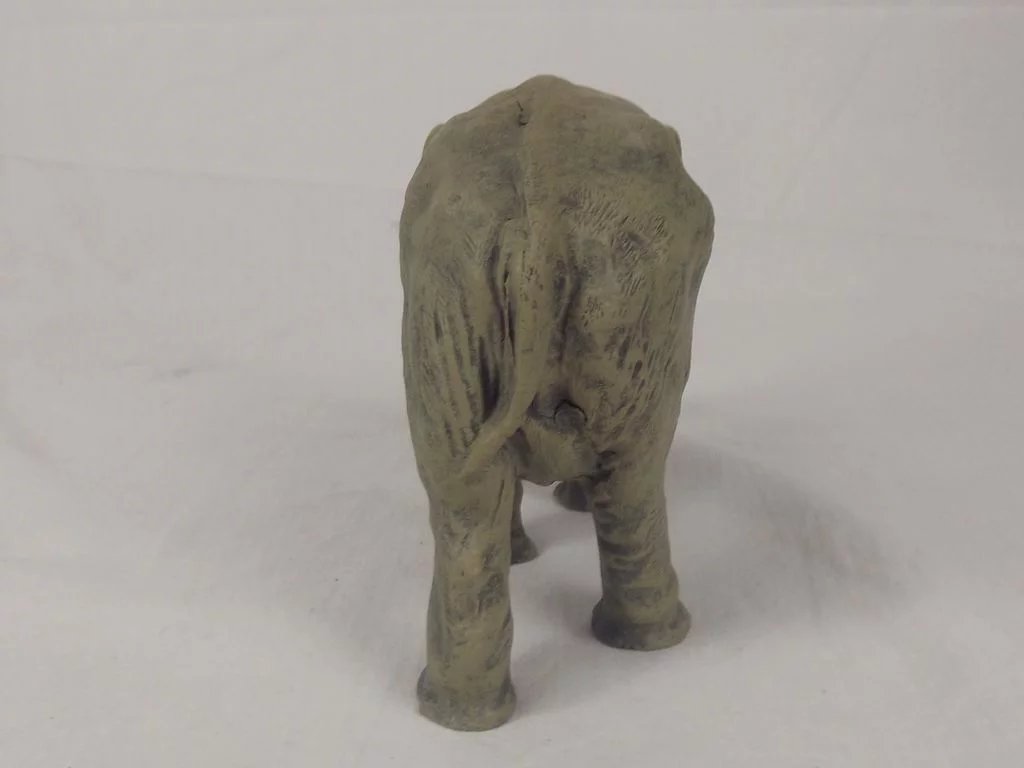 Vintage Composite Large Indian Elephant Figurine - Image 5