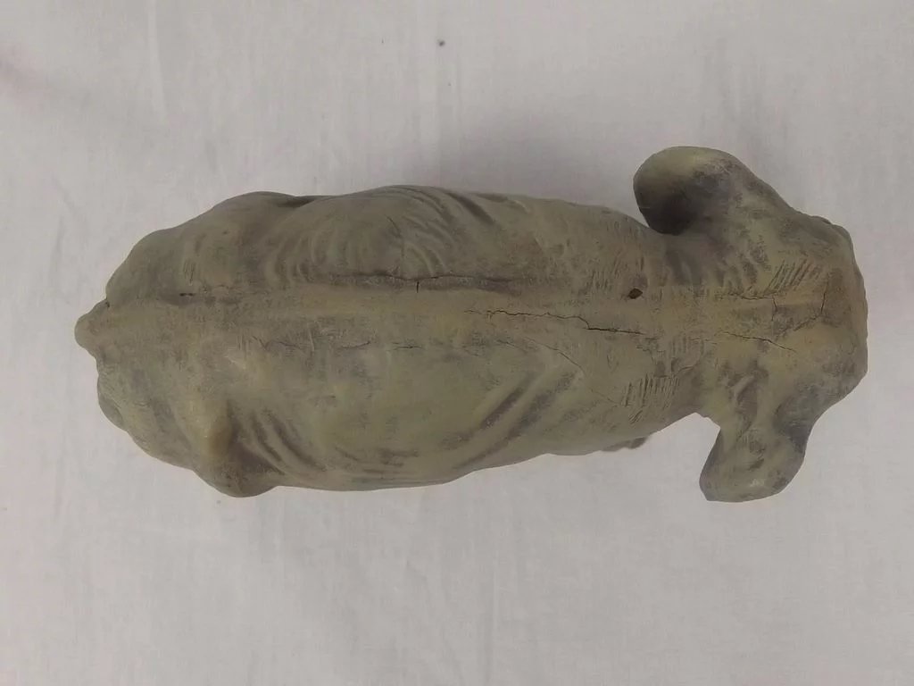 Vintage Composite Large Indian Elephant Figurine - Image 6