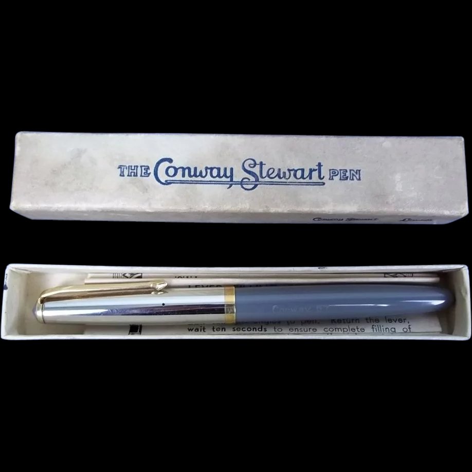 Vintage Conway Stewart 67 "Pressac" Pen 14ct Gold Nib
