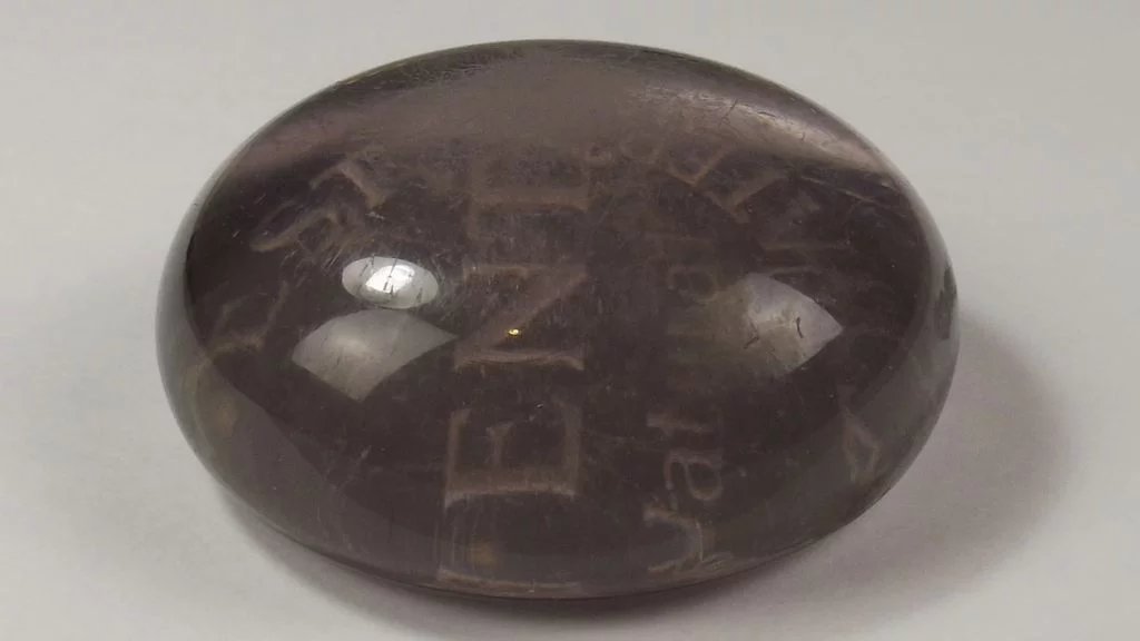 Vintage Edwardian Adenta Water Glass Advertising Paperweight - Image 5