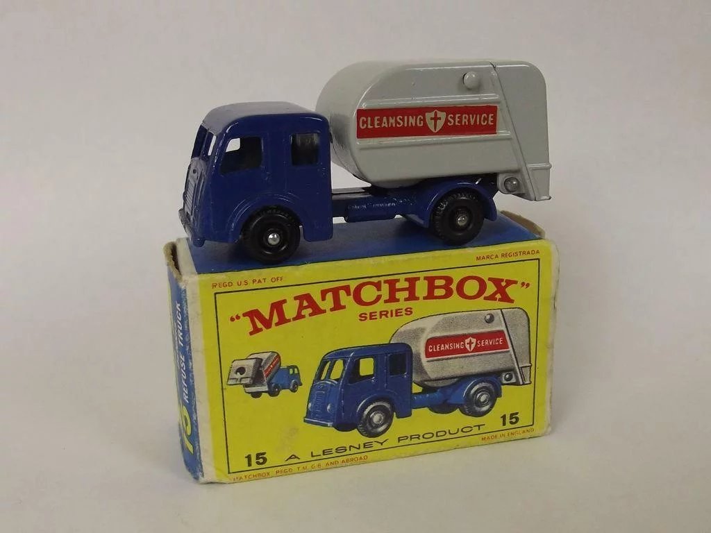 Vintage Matchbox Lesney No 15 Tippax Refuse Truck, Boxed - Image 2