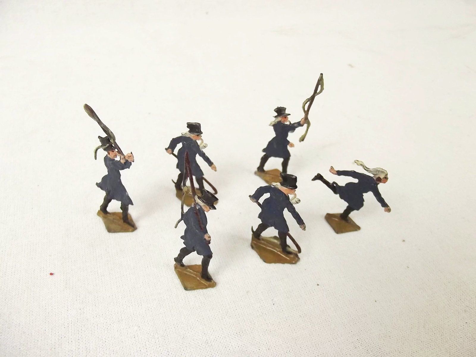 Vintage Tin Flat "Battle of Vittoria", Tinplate 72 Piece Soldiers - Image 7