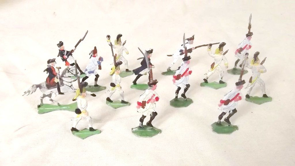 Vintage Tin Flats "Battle Of Austerlitz" 1815, 62 Pieces - Image 4