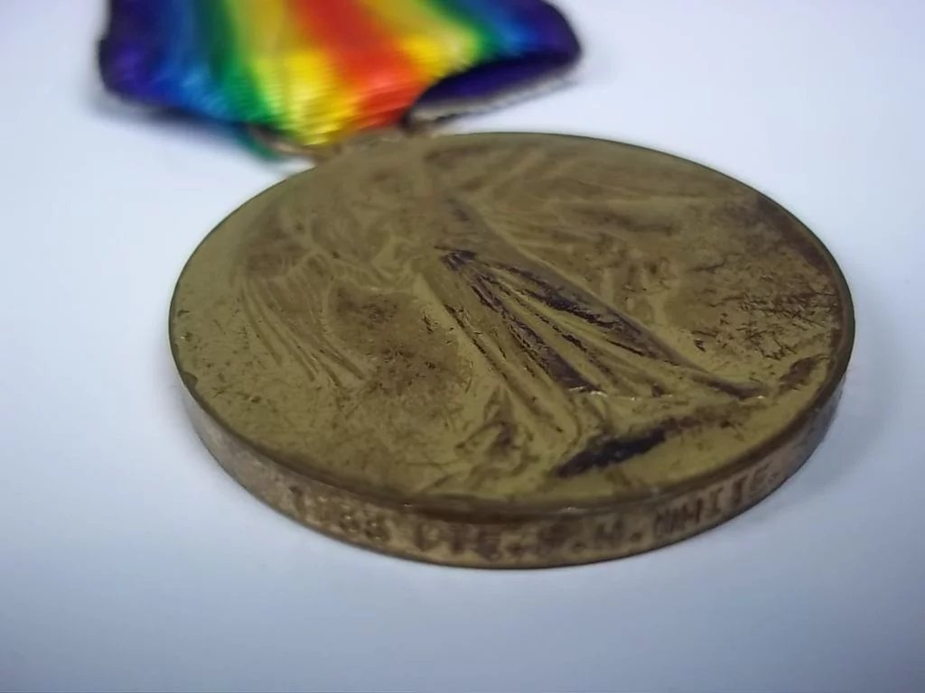 WW1 1914/15 Medal Trio Awarded to PTE.F.H White Somerset Light Infantry - Image 7