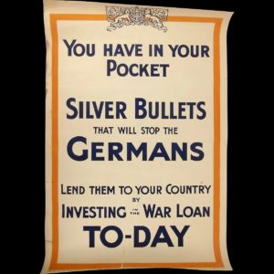 WW1 (1915)  War Savings Committee Propaganda Poster
