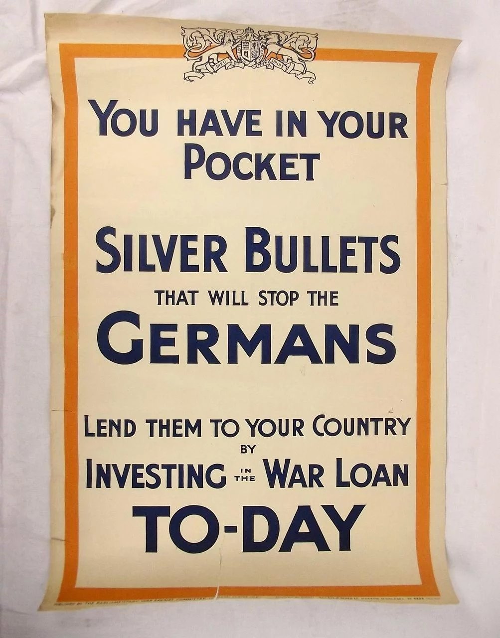 WW1 (1915) War Savings Committee Propaganda Poster - Image 2