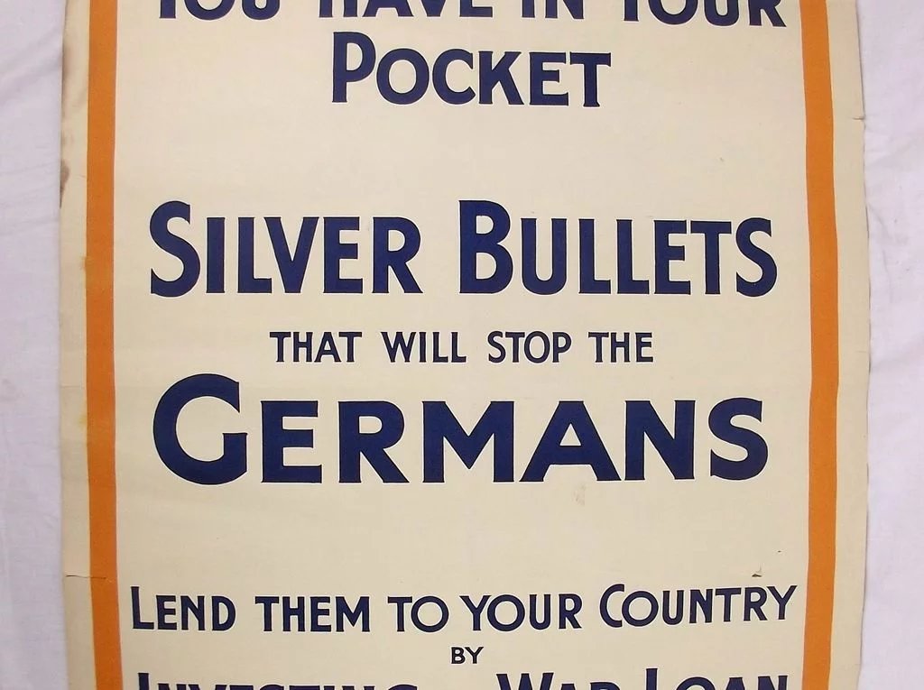 WW1 (1915) War Savings Committee Propaganda Poster - Image 5