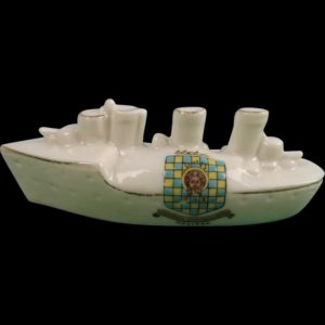 WW1 Arcadian Crested China Destroyer Halifax
