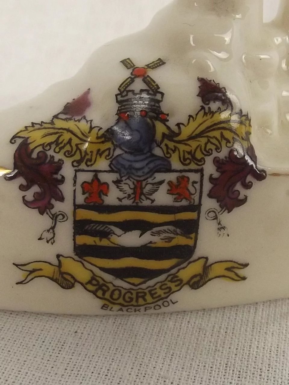 WW1 Carlton Crested China Destroyer – Blackpool - Image 6