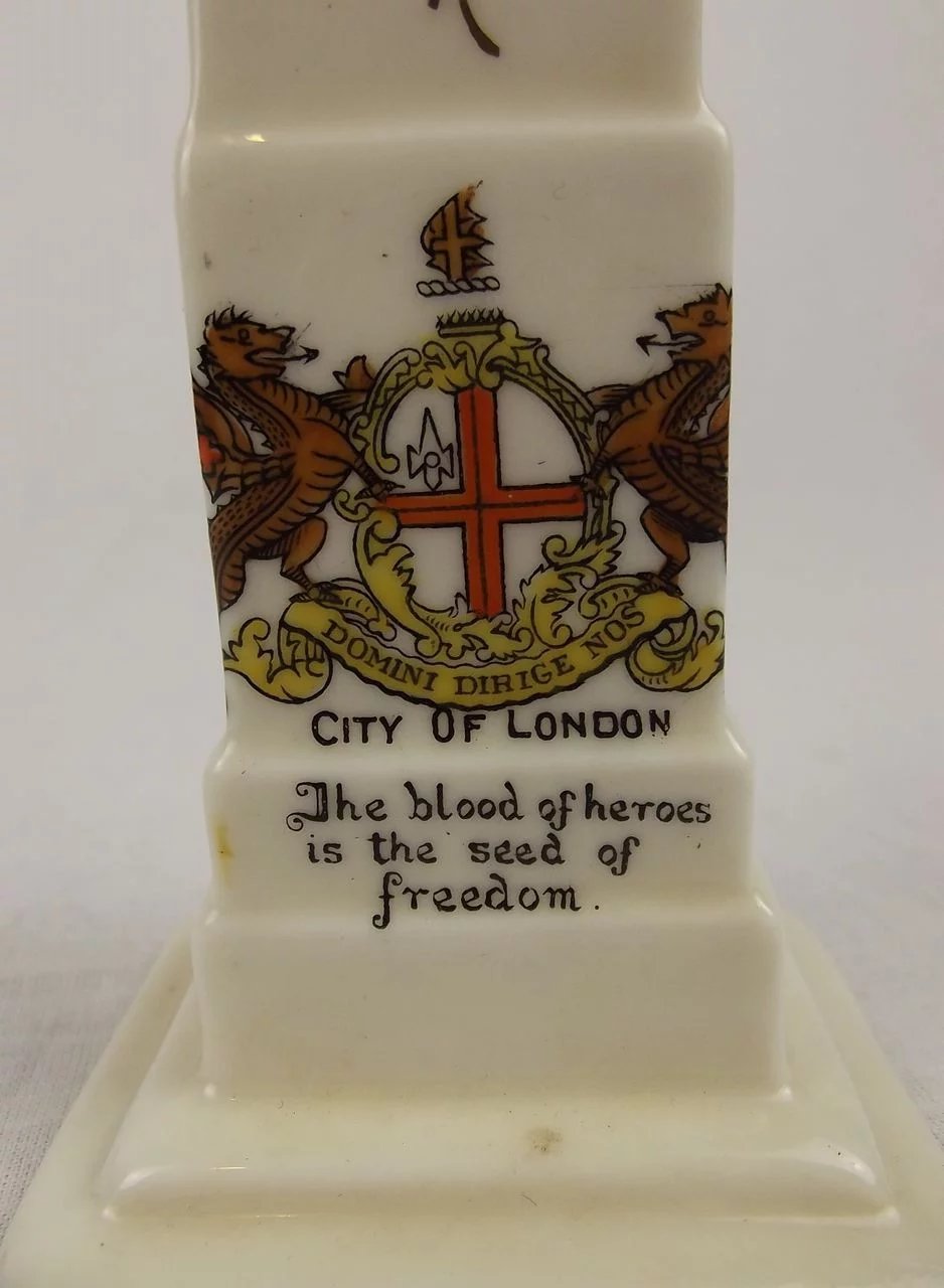 WW1 Cyclone Crested China Cenotaph City Of London - Image 9