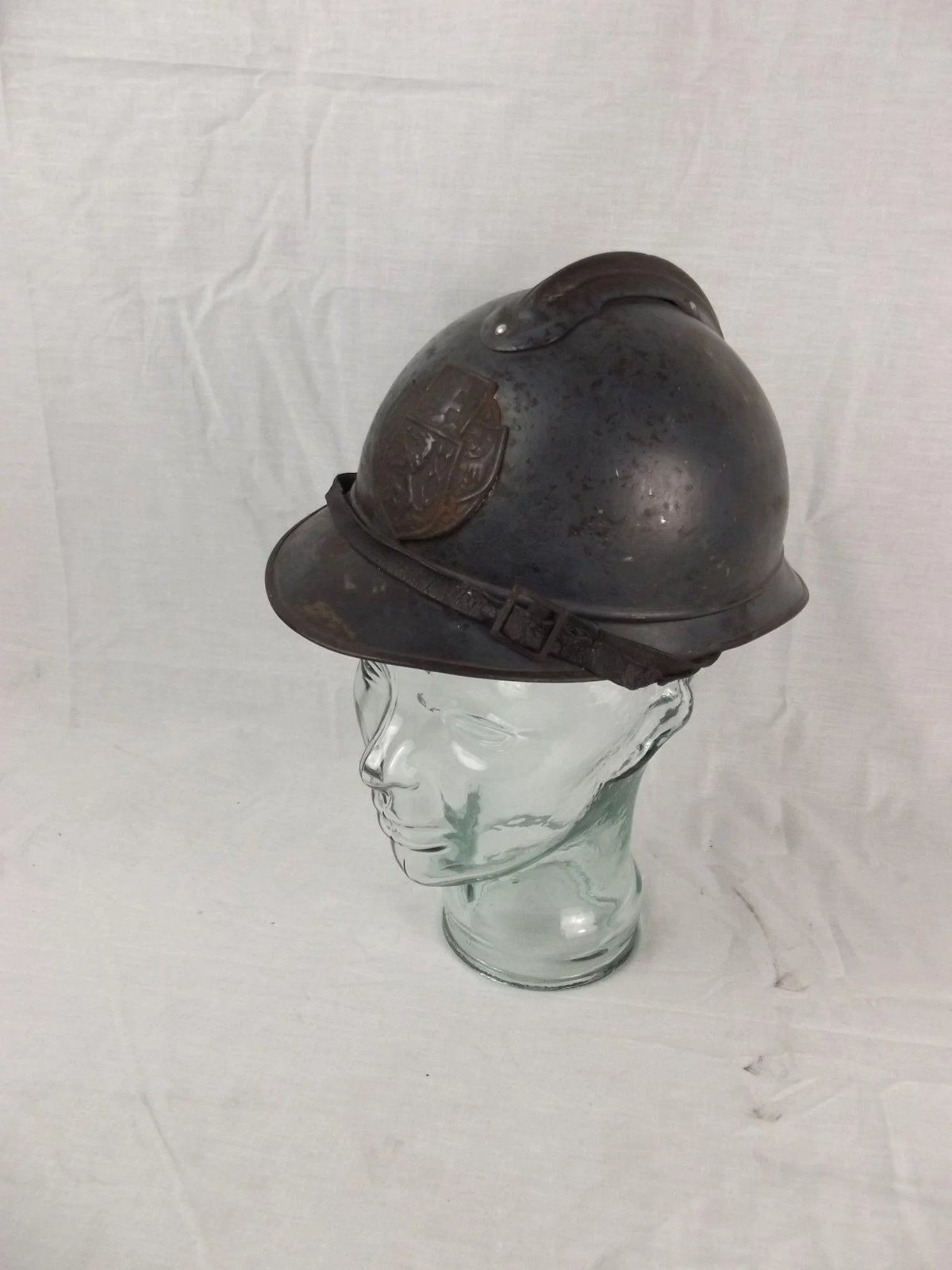 Rare WW1 Czech Legion Adrian Helmet - Image 3