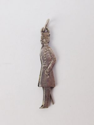 WW1 German Silver Pendant of Kaizer Wilhelm II