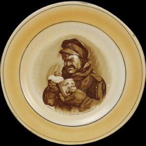 WW1 Grimwades Bruce Bairnsfather Old Bill Plate