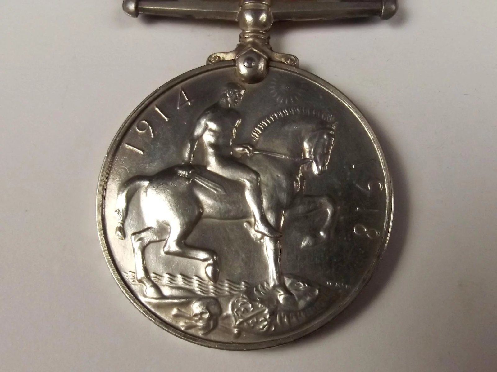 WW1 Medal Pair 293825 Pte. Reginald Pay Middlesex Regiment - Image 4