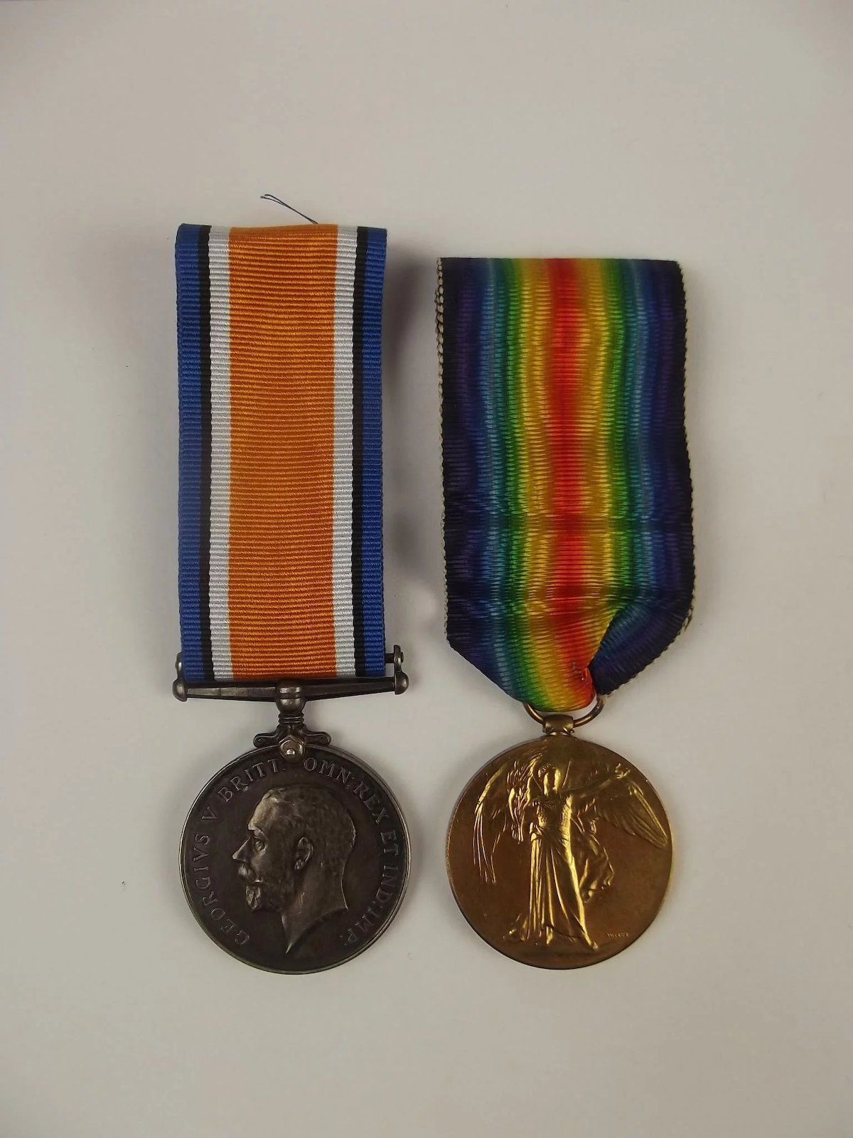 WW1 Medal Pair Awarded To 44919 Pte G.H. Mackay – Rifle Brigade - Image 2