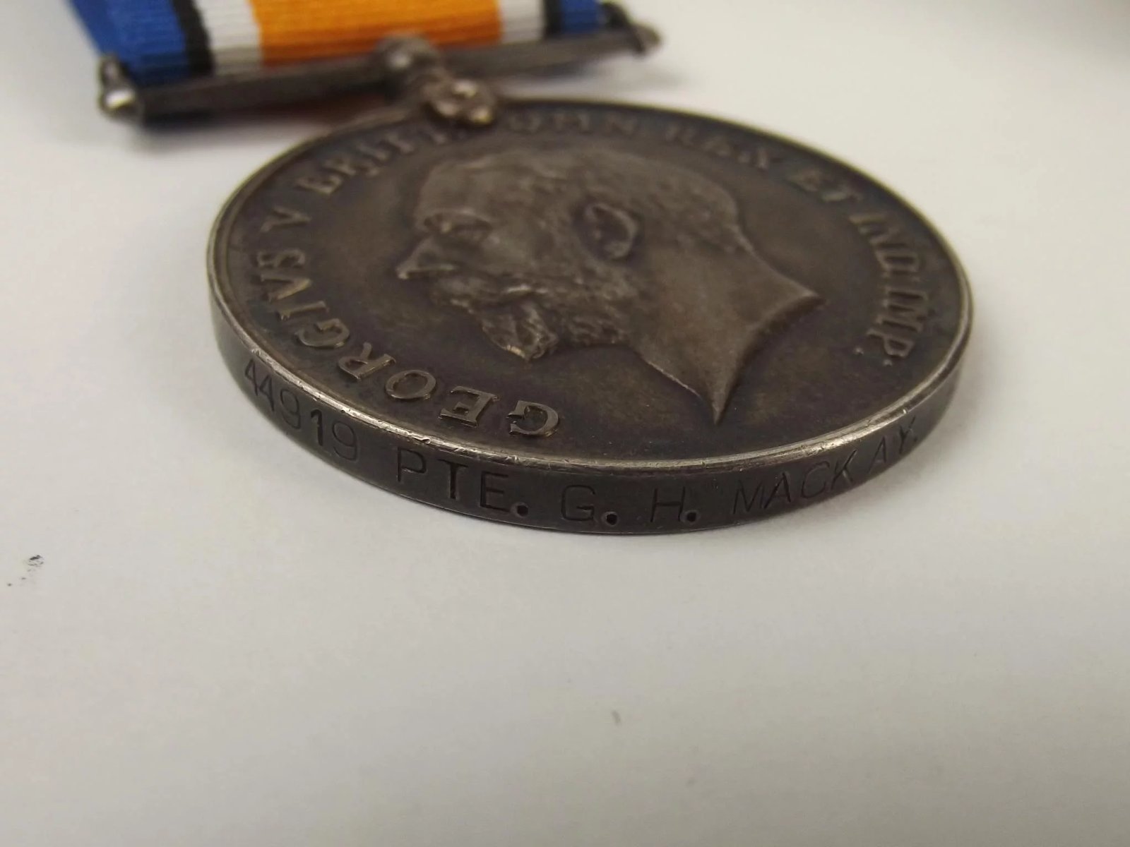 WW1 Medal Pair Awarded To 44919 Pte G.H. Mackay – Rifle Brigade - Image 7