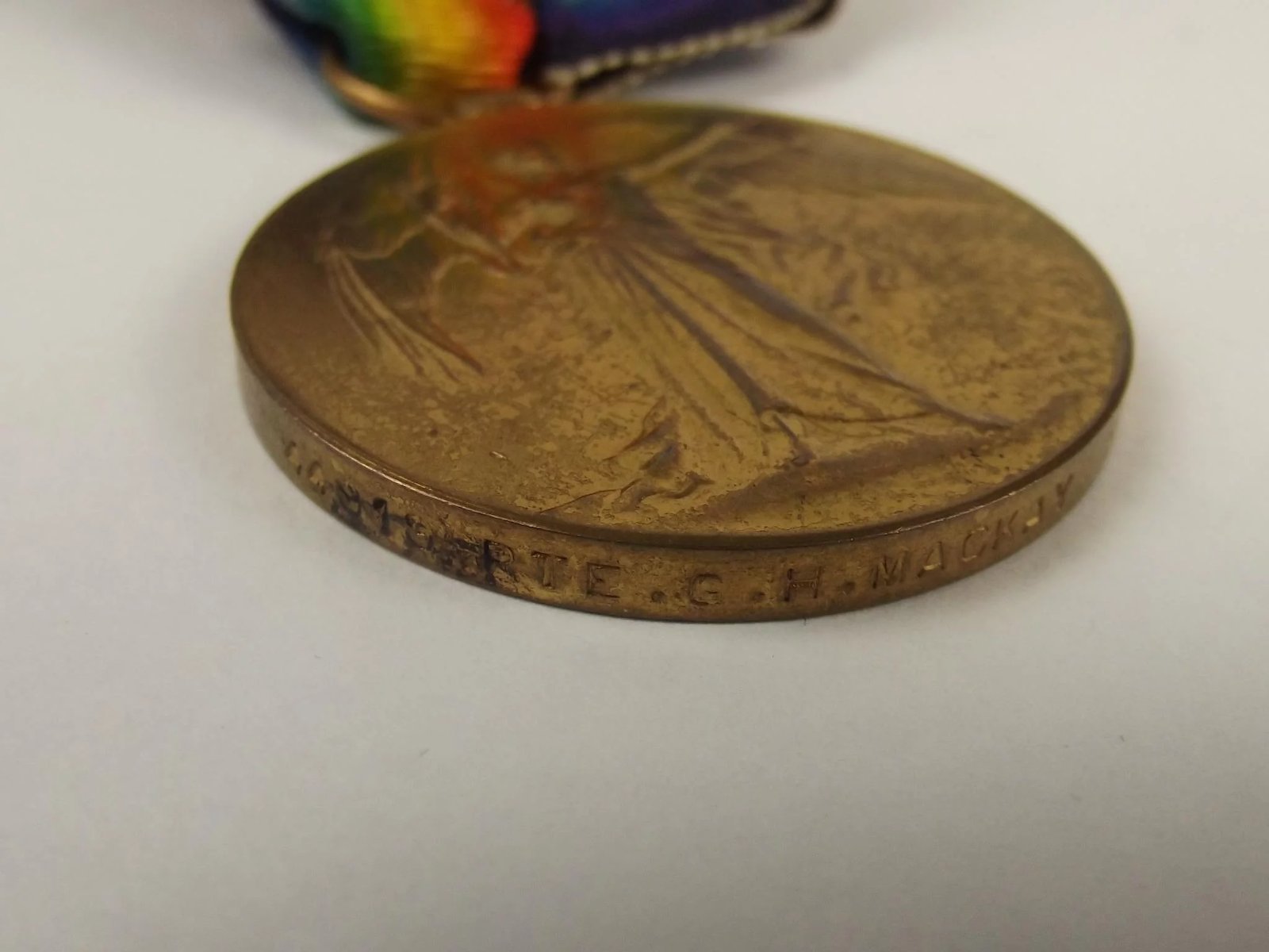 WW1 Medal Pair Awarded To 44919 Pte G.H. Mackay – Rifle Brigade - Image 9
