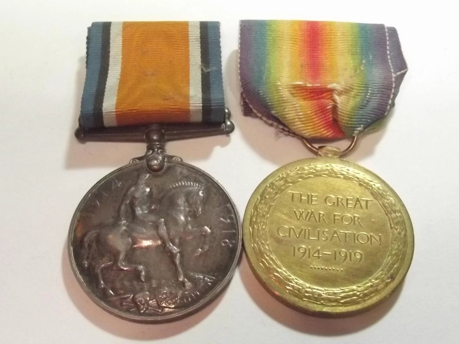WW1 Medal Pair Awarded To Pte G. Teale Liverpool Regiment - Image 3